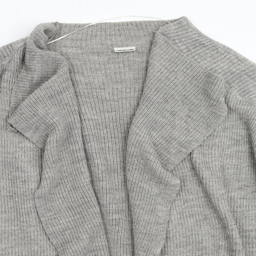 Noisy may Womens Grey  Knit Cardigan Jumper Size L