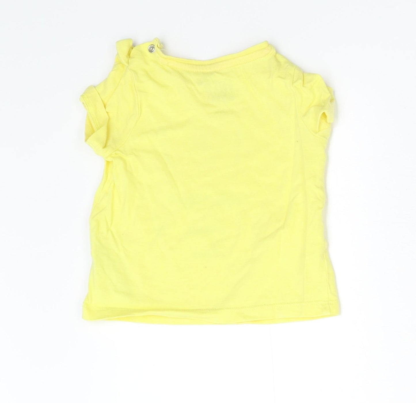 Fred & Flo Baby Yellow   Basic T-Shirt Size 0-3 Months