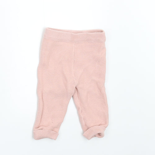F&F Baby Pink   Track Pants Trousers Size 3-6 Months