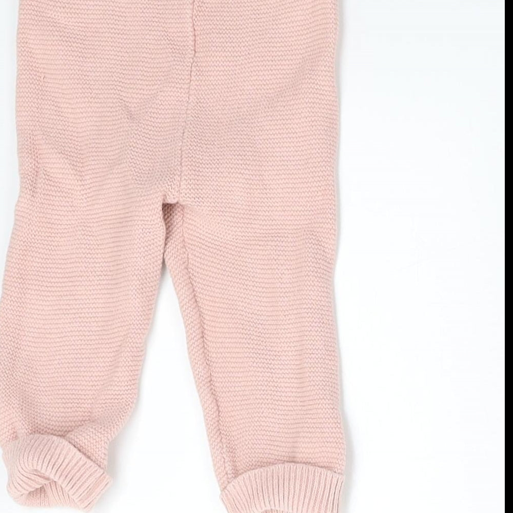 F&F Baby Pink   Track Pants Trousers Size 3-6 Months