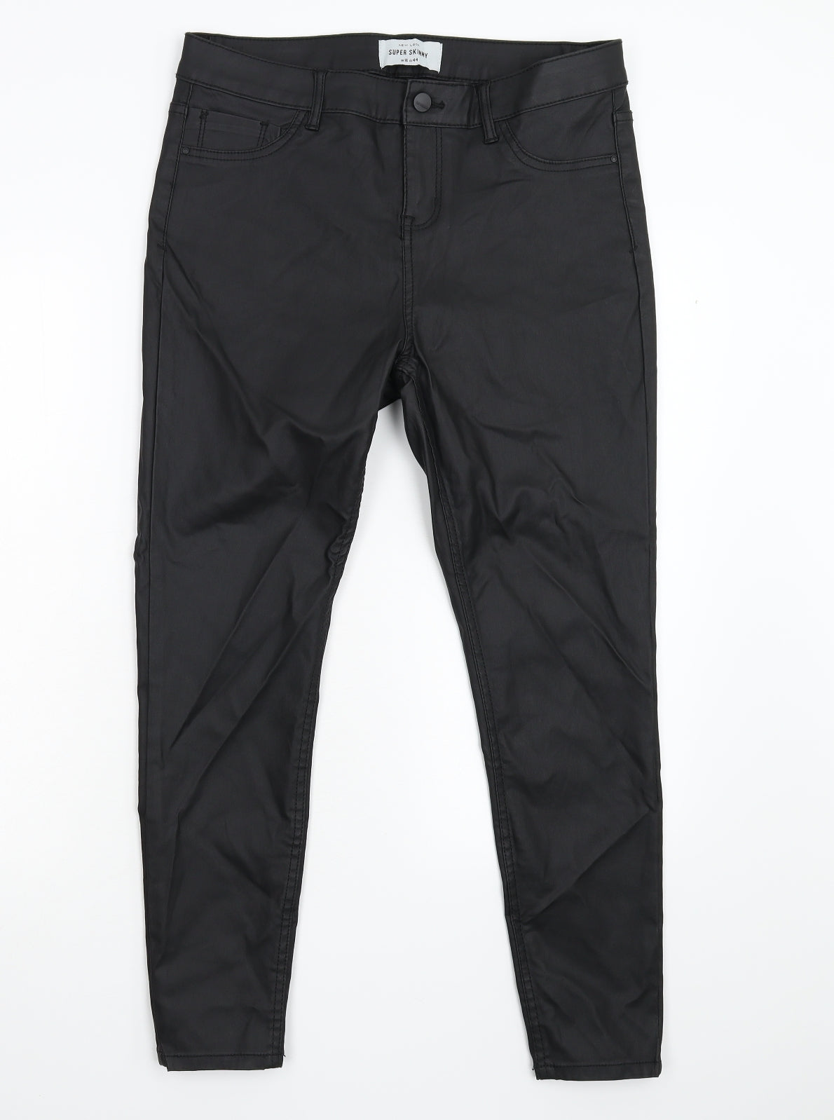 New Look Womens Black   Trousers  Size 16 L27 in