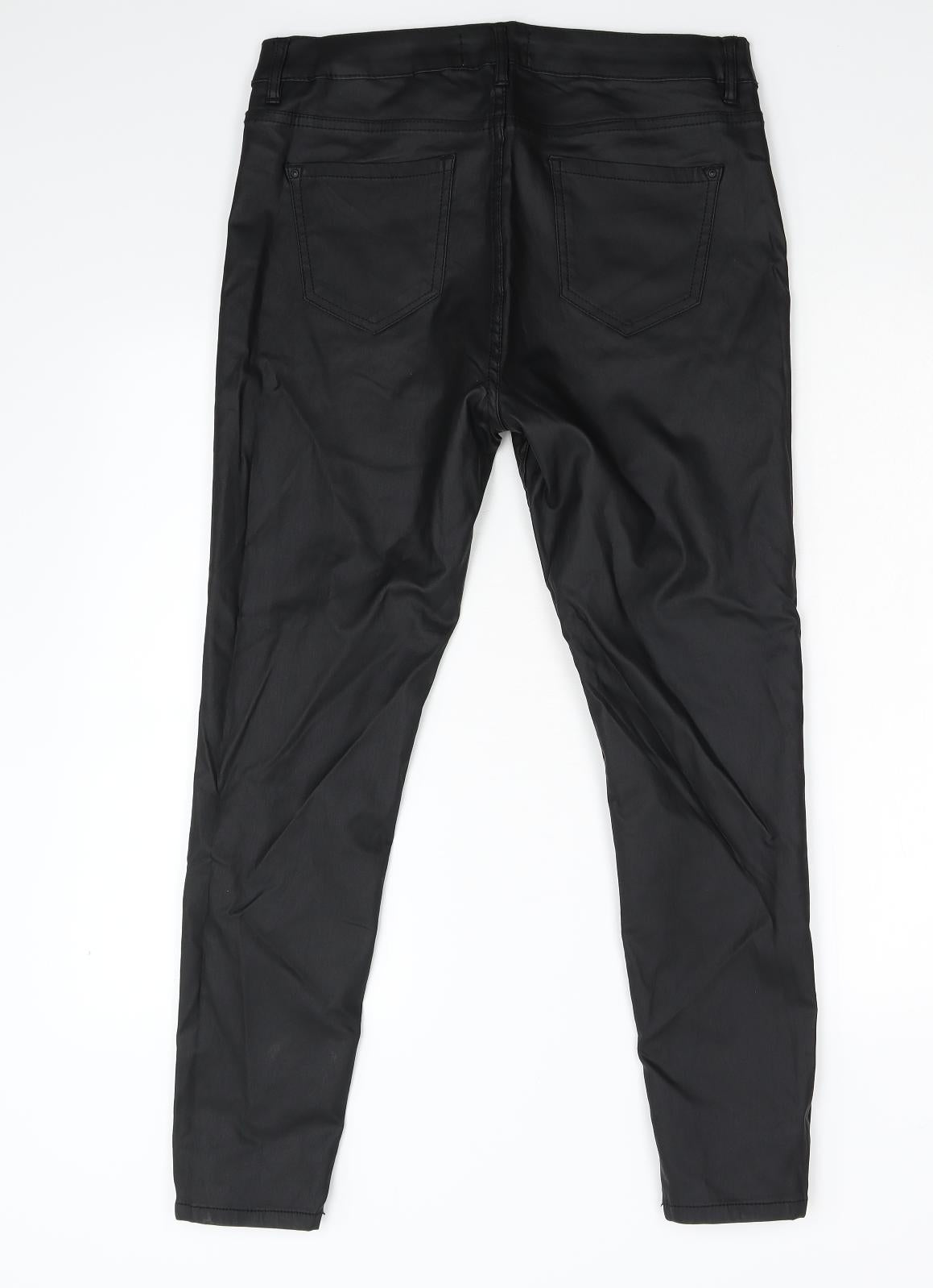 New Look Womens Black   Trousers  Size 16 L27 in