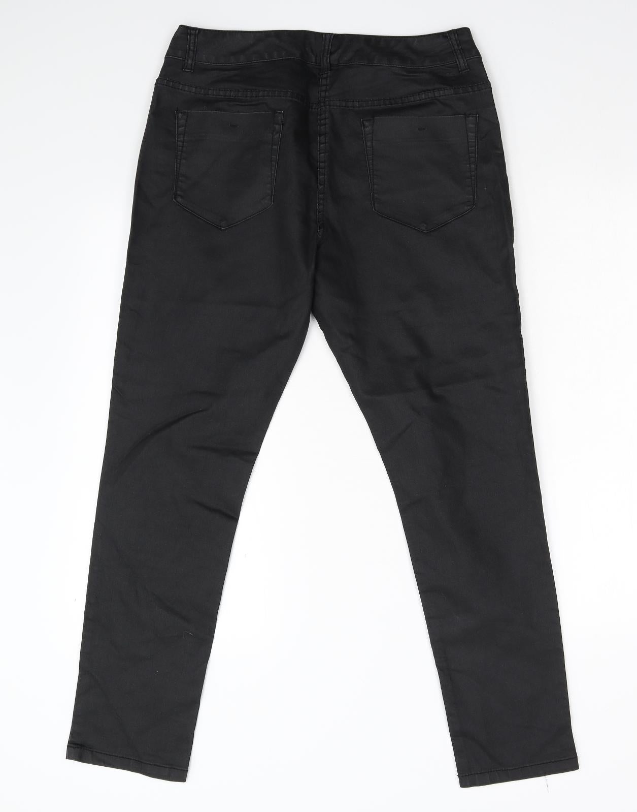 Definitions Womens Black   Trousers  Size 16 L27 in