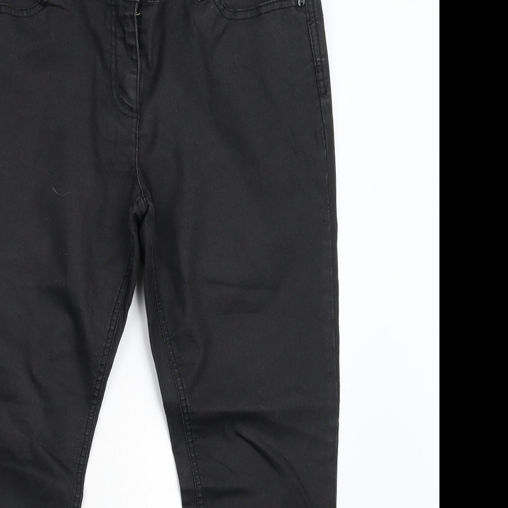 Definitions Womens Black   Trousers  Size 16 L27 in