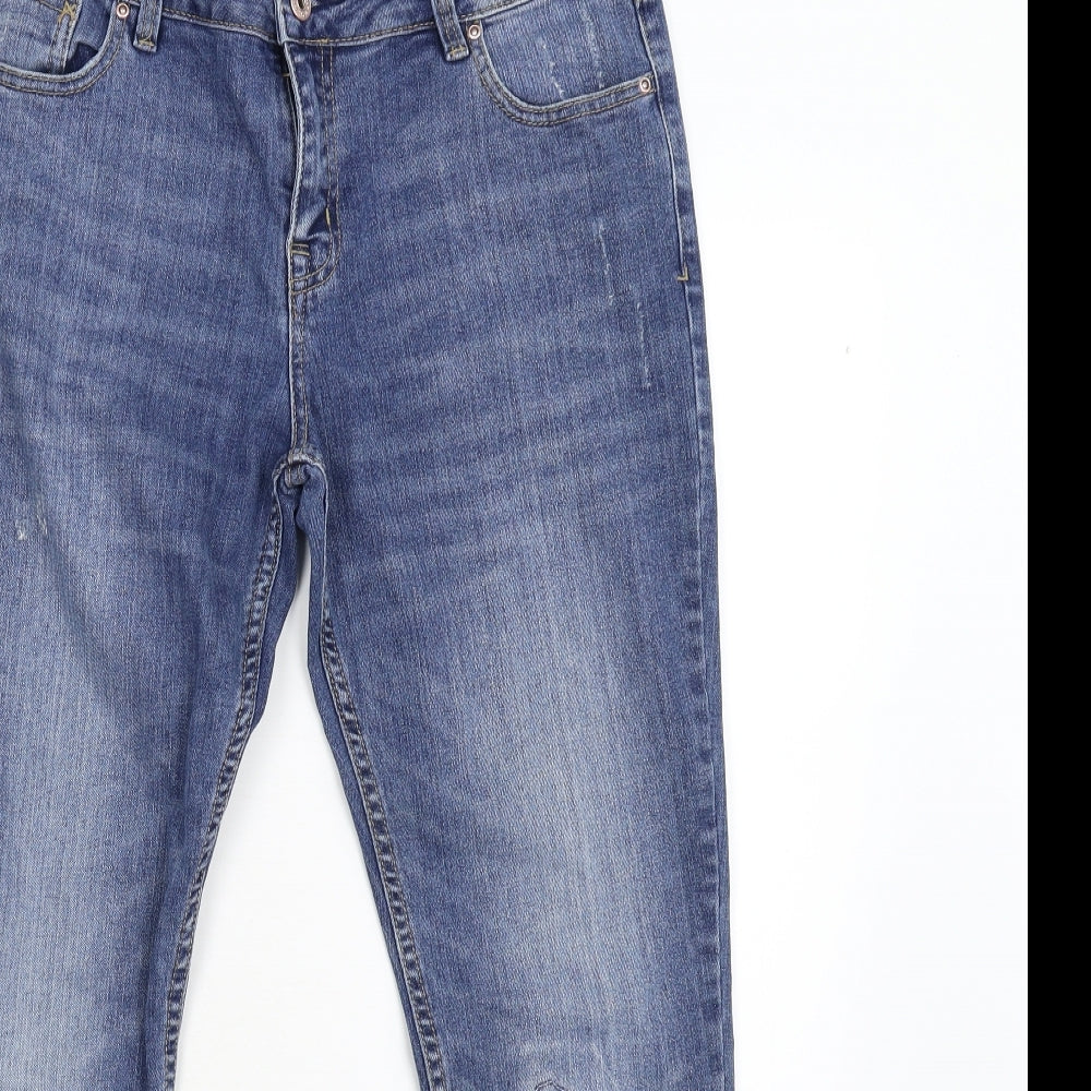 NEXT Womens Blue  Denim Skinny Jeans Size 14 L29 in