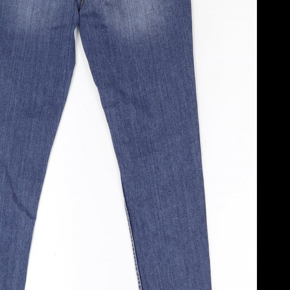 NEXT Womens Blue  Denim Skinny Jeans Size 14 L29 in
