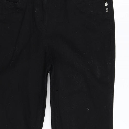 NEXT Womens Black  Denim Bootcut Jeans Size 14 L33 in