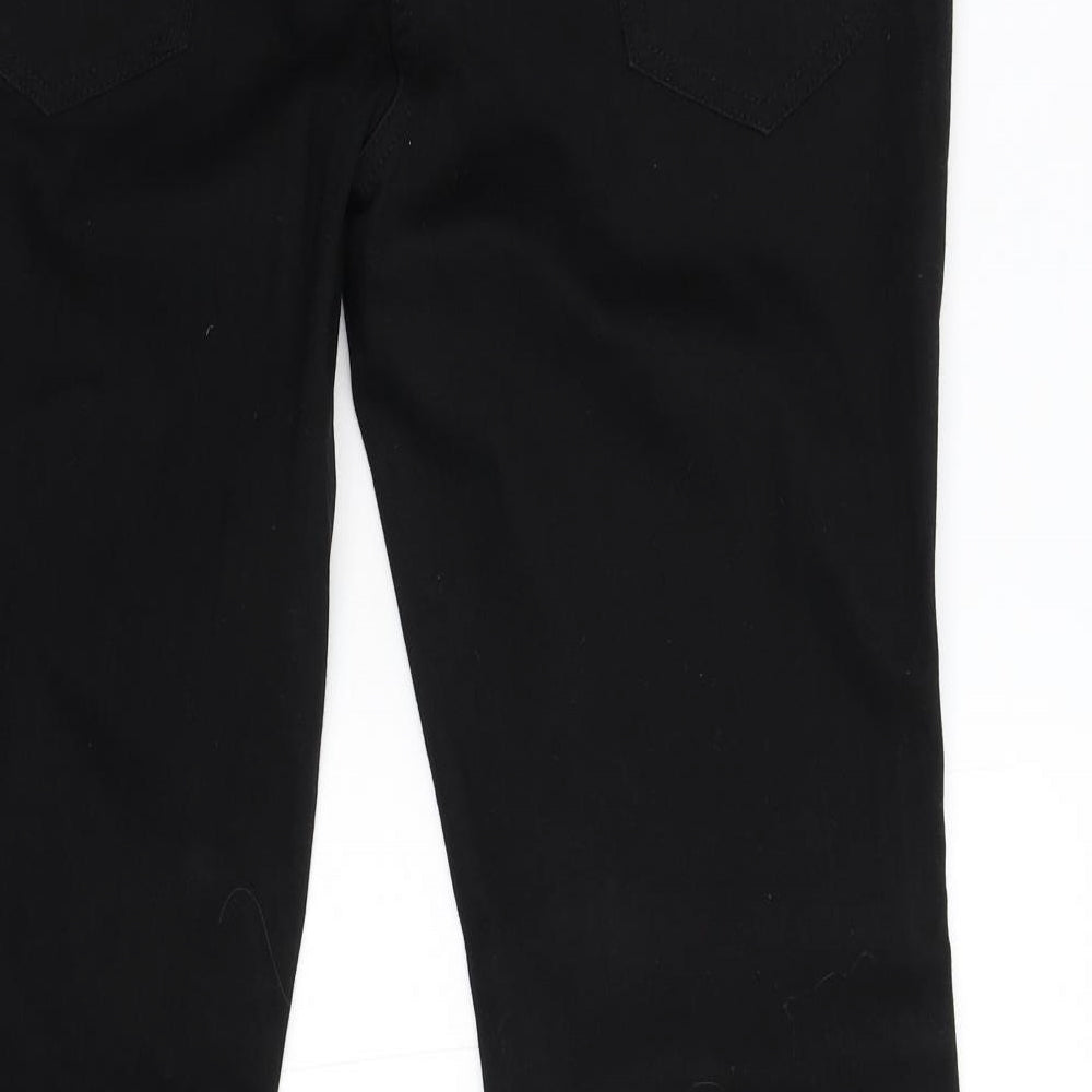NEXT Womens Black  Denim Bootcut Jeans Size 14 L33 in