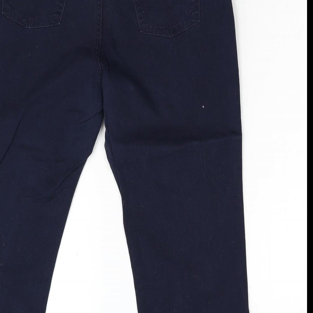 Per Una Womens Blue  Denim Cropped Jeans Size 16 L23 in