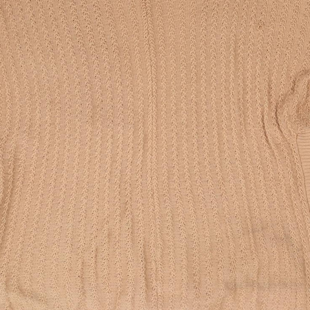 Warehouse Womens Brown  Knit Cardigan Jumper Size 8
