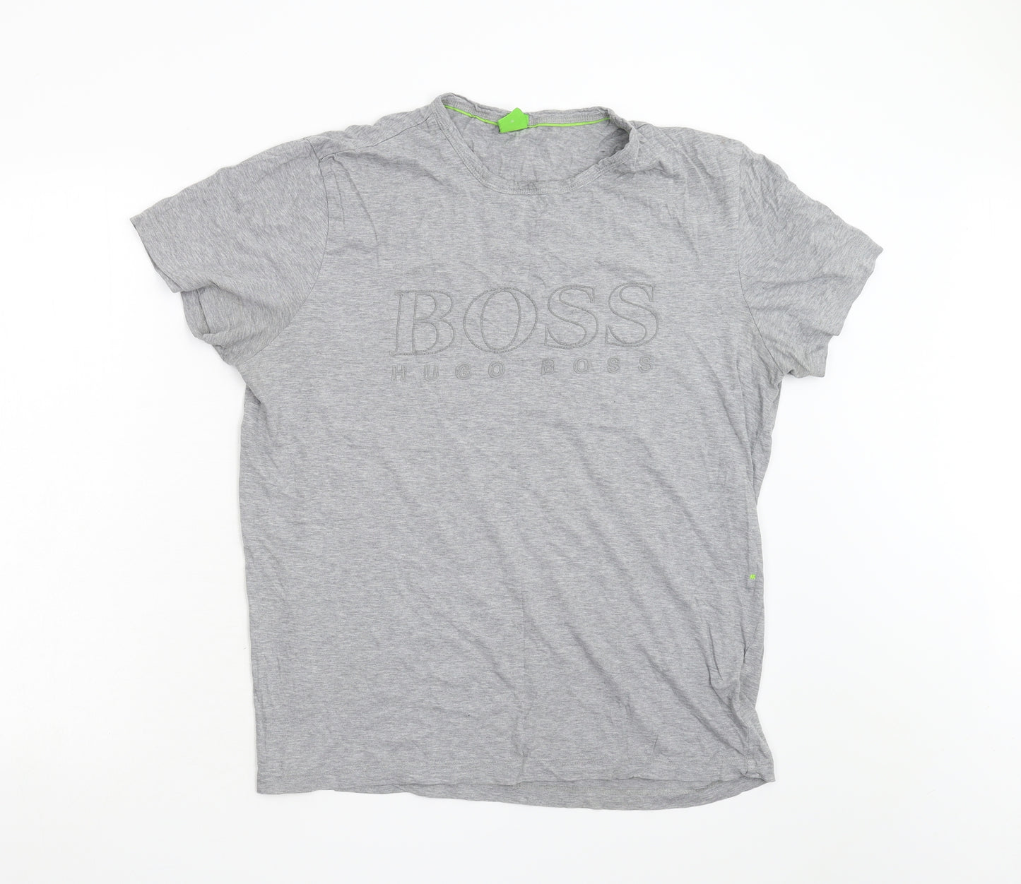 Hugh Boss Mens Green    T-Shirt Size XL