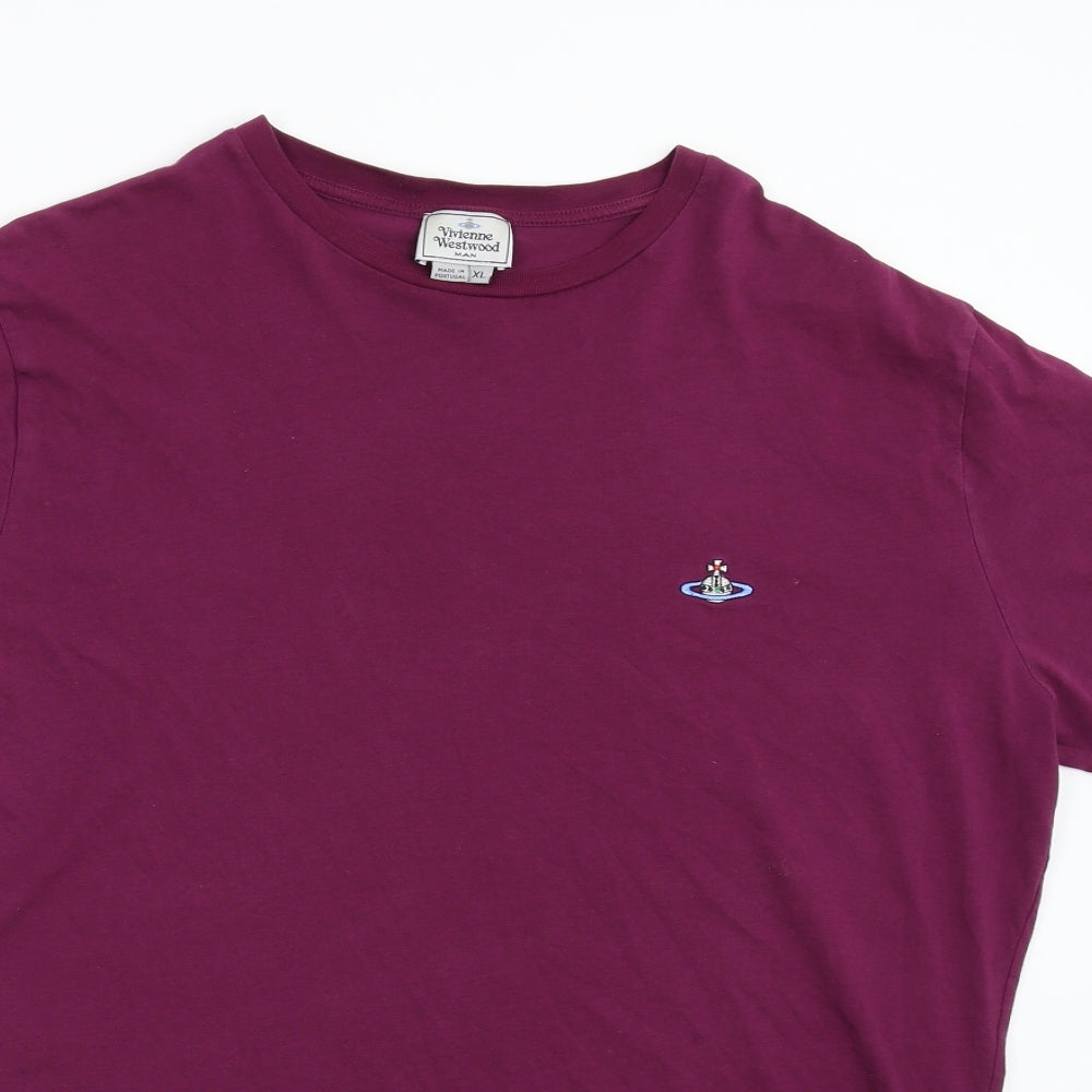 Vivienne Westwood Mens Purple    T-Shirt Size XL