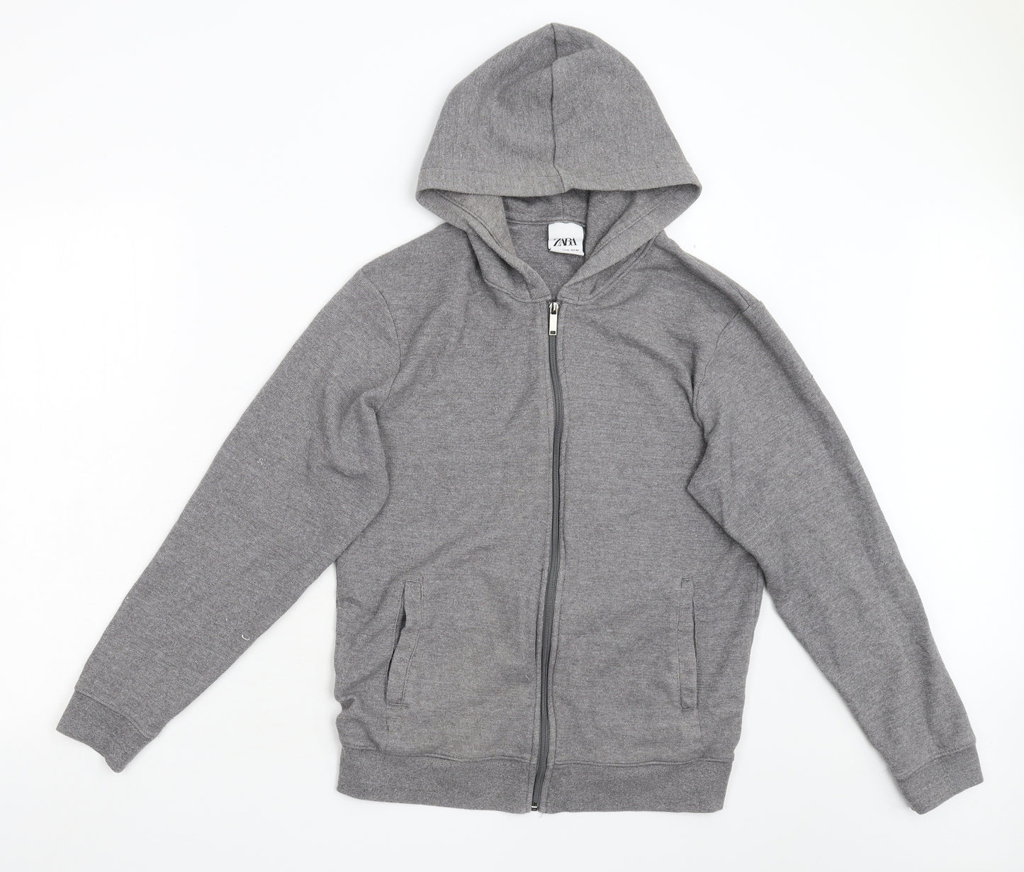 Zara Womens Grey   Full Zip Hoodie Size M