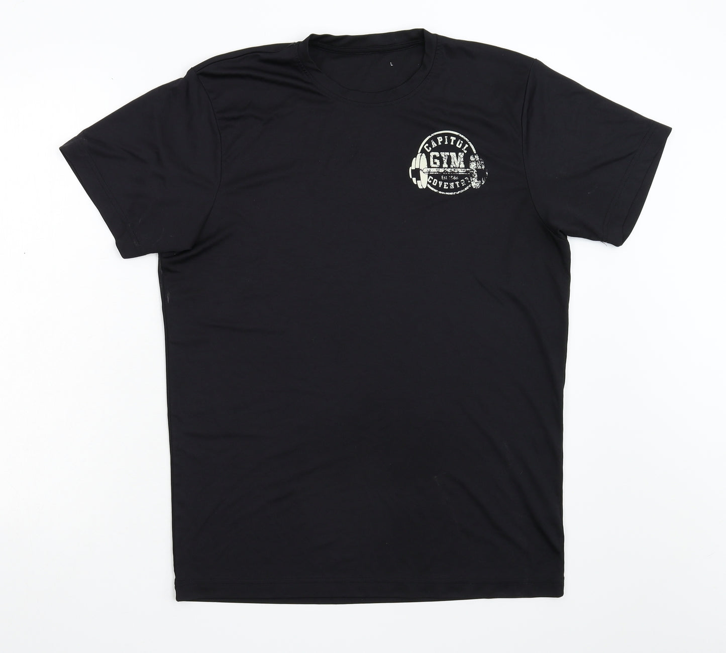 Saxnet Ltd Mens Black    T-Shirt Size L  - Skull