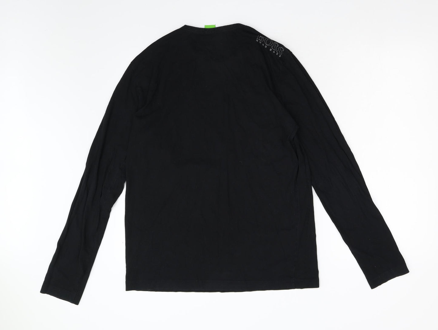 Hugh Boss Mens Black    T-Shirt Size L