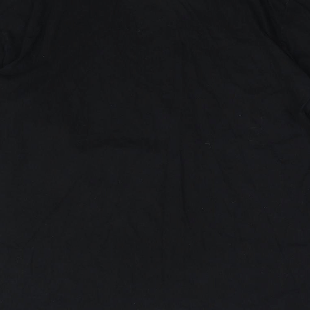 Hugh Boss Mens Black    T-Shirt Size L