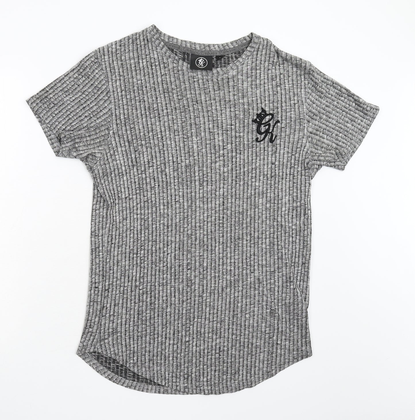 Gym King Mens Grey    T-Shirt Size S