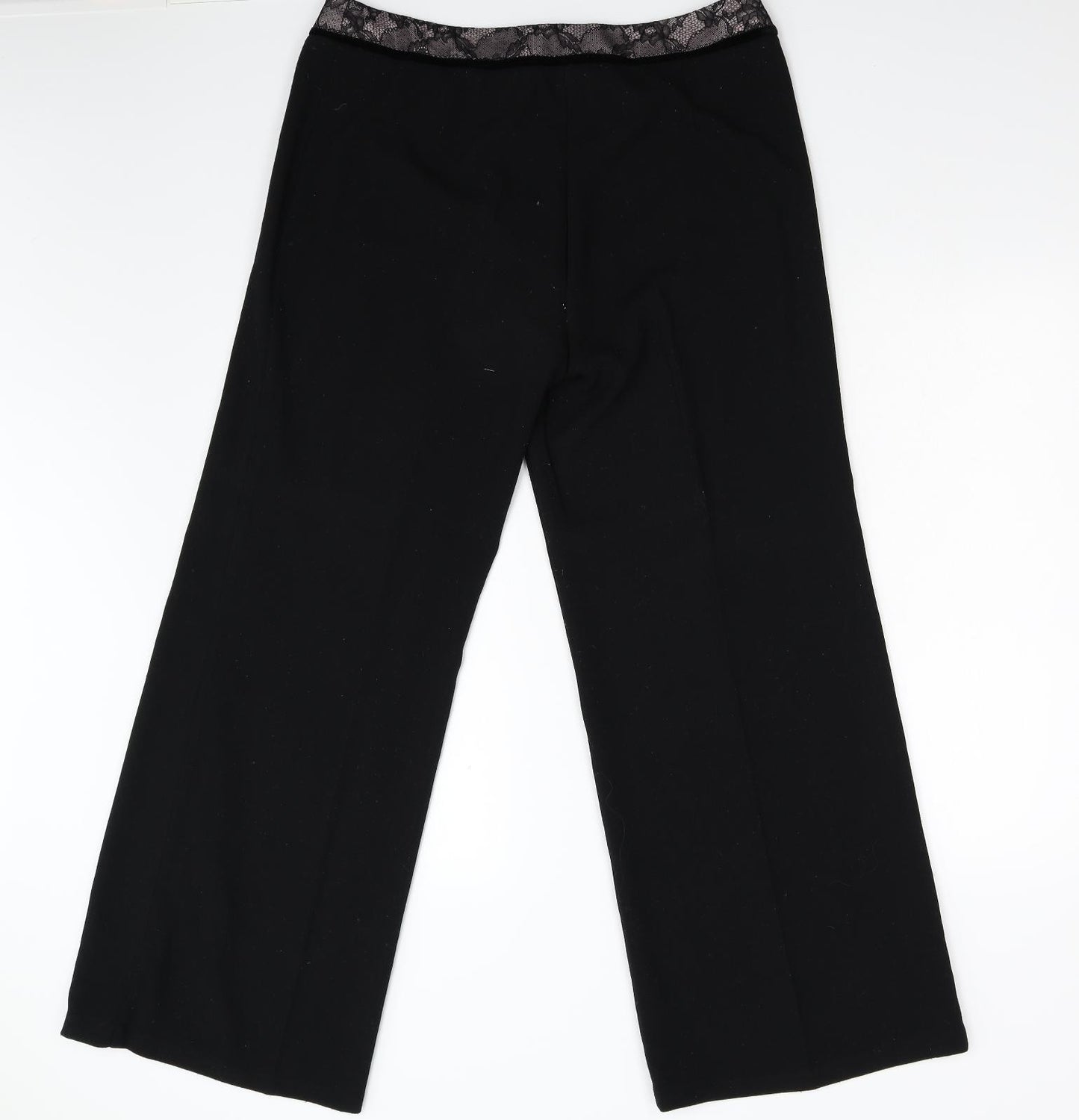 M&S Mens Black   Trousers  Size 16 L30 in