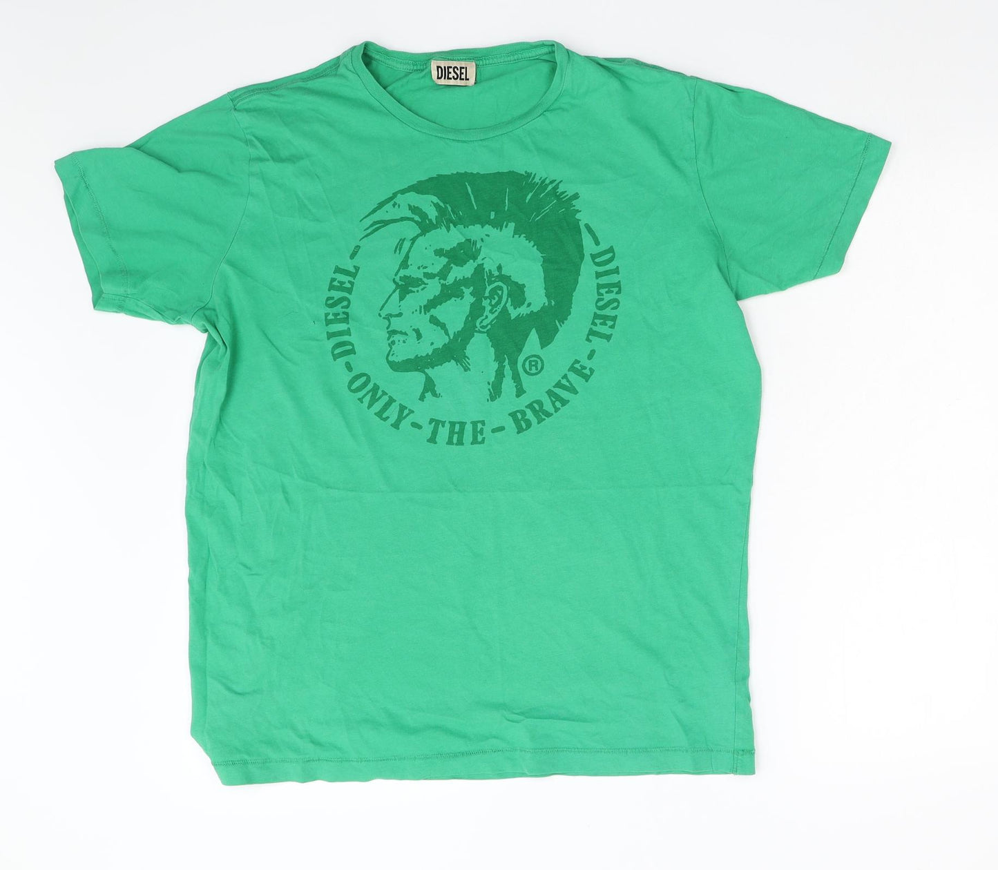 Diesel Mens Green    T-Shirt Size M