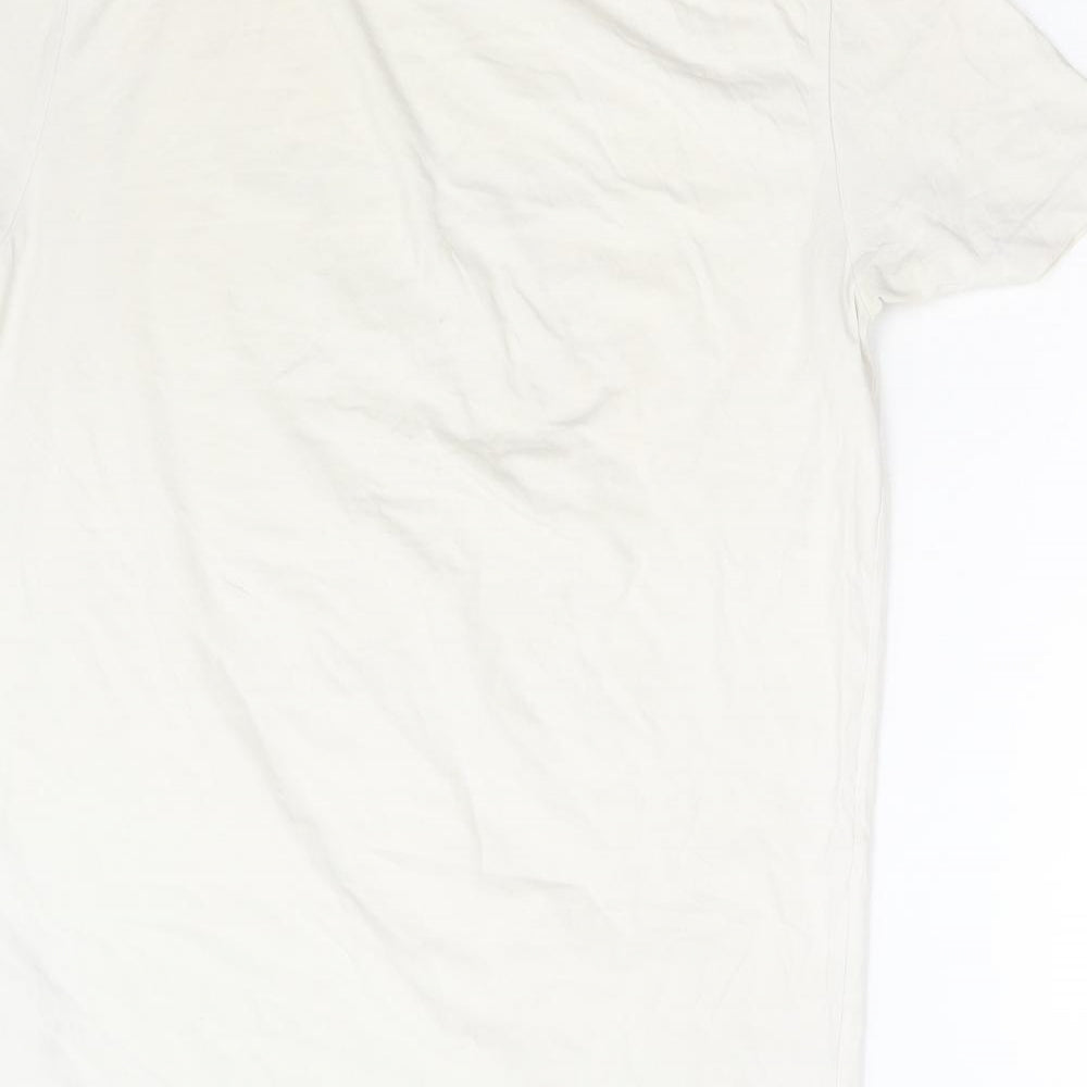 Hugh Boss Mens White    T-Shirt Size L