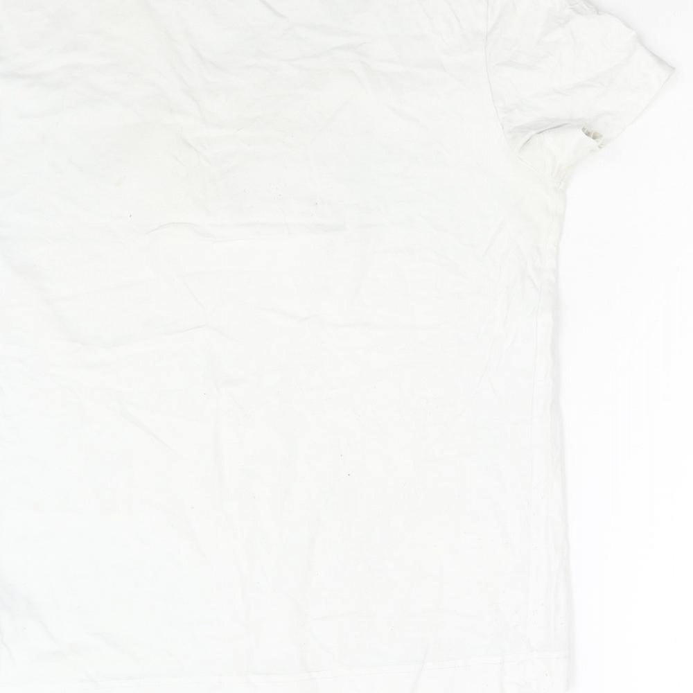 GUESS Mens White    T-Shirt Size XL