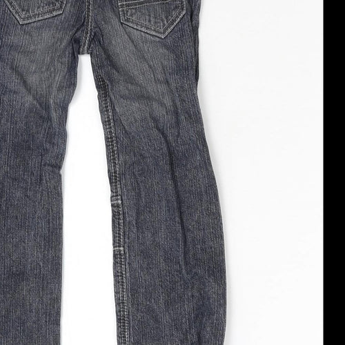 Primark Boys Black  Denim Straight Jeans Size 4-5 Years