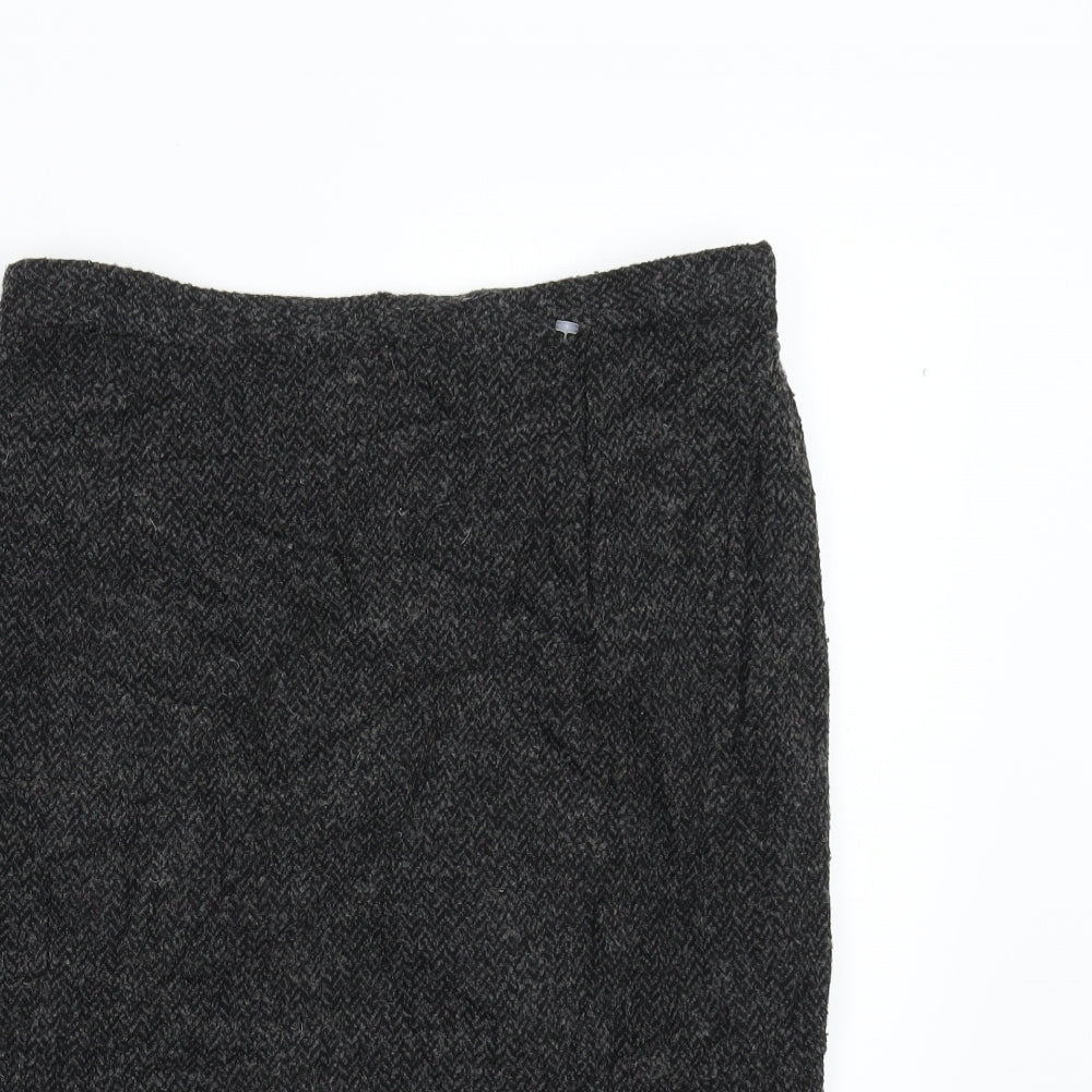 Jigsaw Womens Grey   Straight & Pencil Skirt Size 10