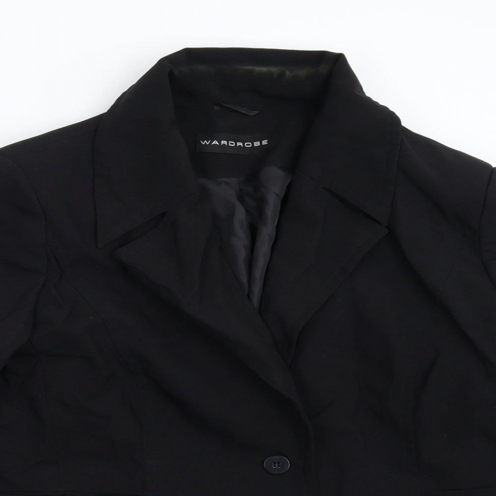 Wardrobe Womens Black    Blazer Size 20
