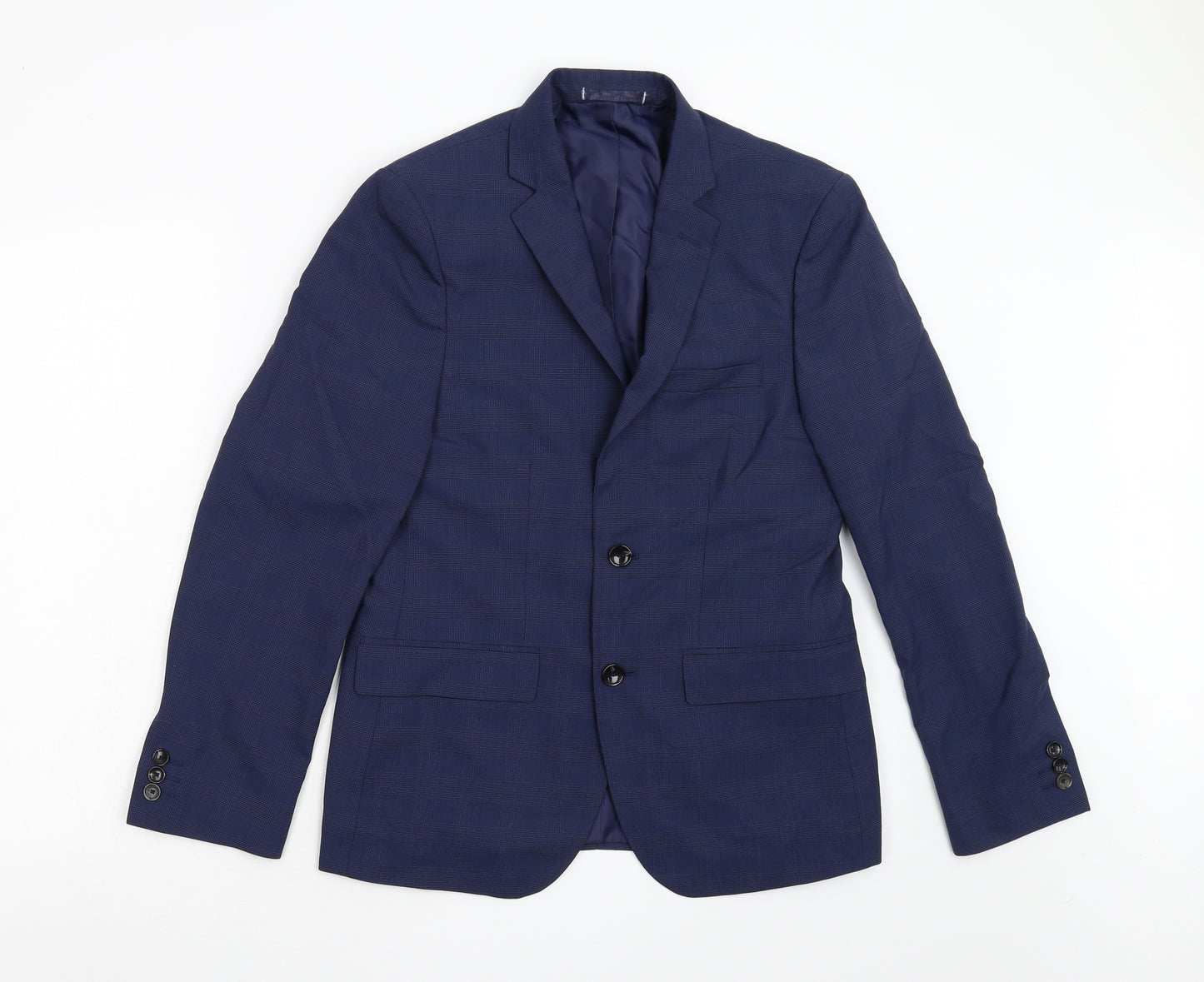 M&S Womens Blue   Jacket Blazer Size 36