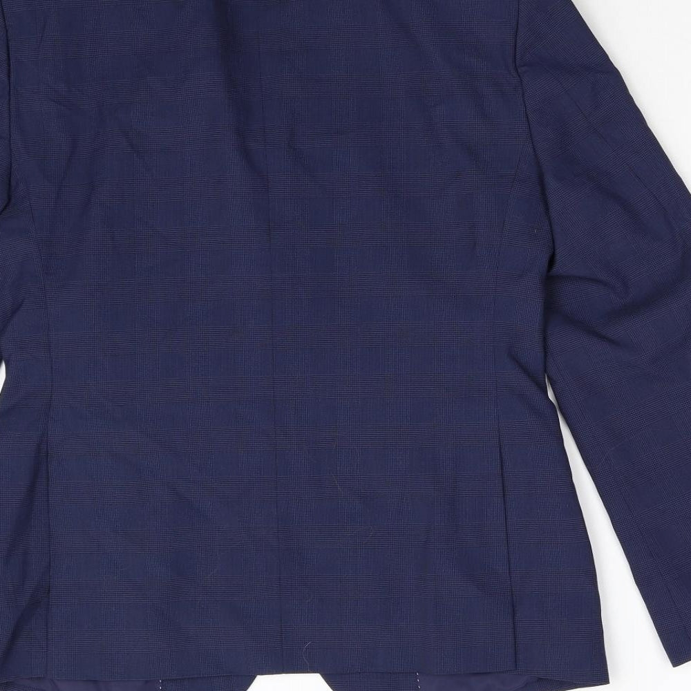 M&S Womens Blue   Jacket Blazer Size 36