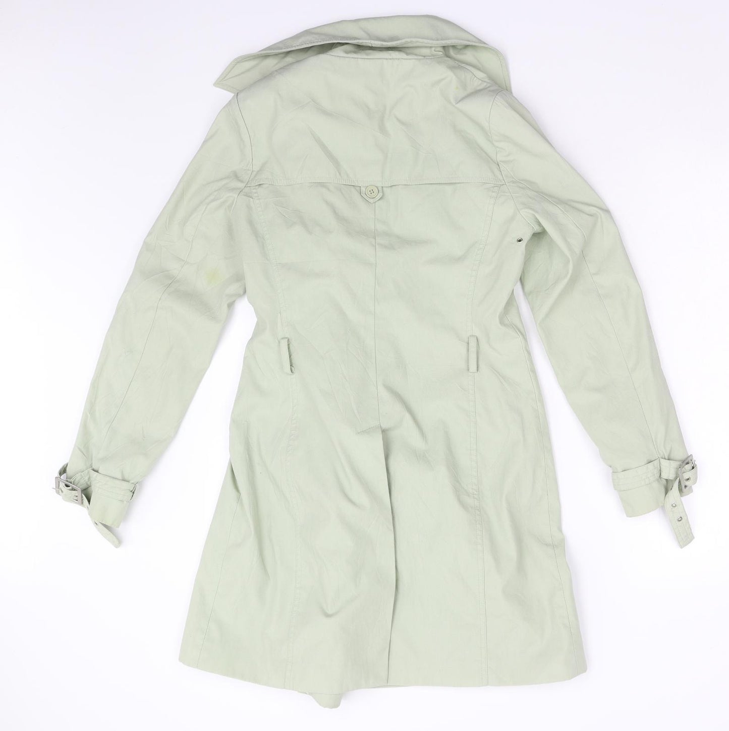 Preworn Womens Beige   Trench Coat Coat Size 10