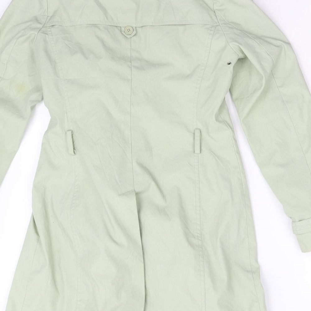 Preworn Womens Beige   Trench Coat Coat Size 10