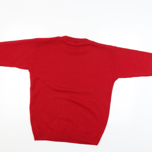 Preworn Womens Red   Pullover Jumper Size M
