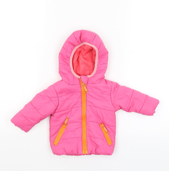My love item Girls Pink Jacket Coat Size 3-6 Months