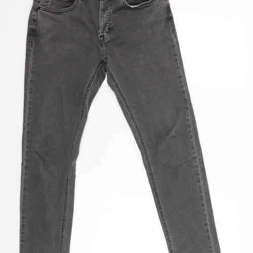 Denim & Co. Womens Grey   Straight Jeans Size 30 L31 in