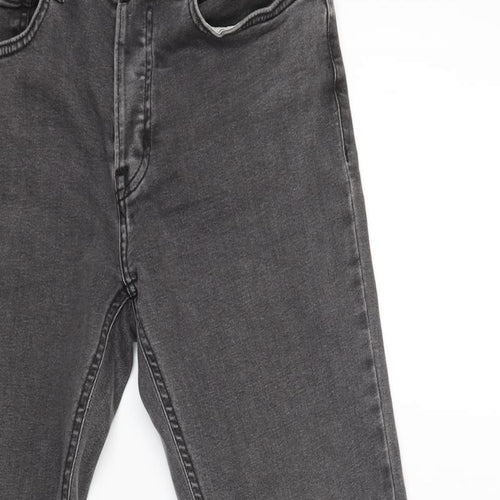Denim & Co. Womens Grey   Straight Jeans Size 30 L31 in