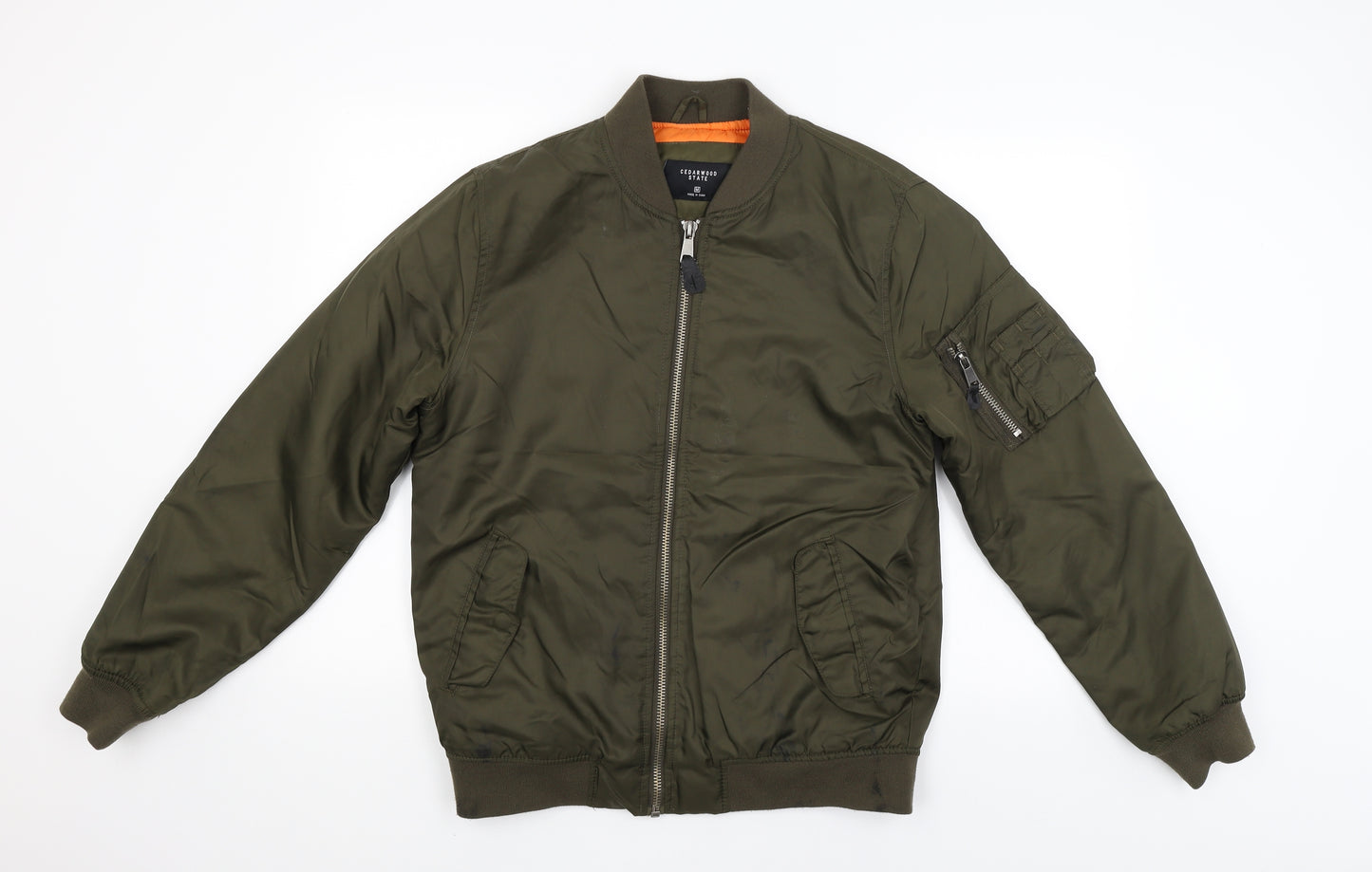 Cedar Wood State Mens Green   Jacket Coat Size M