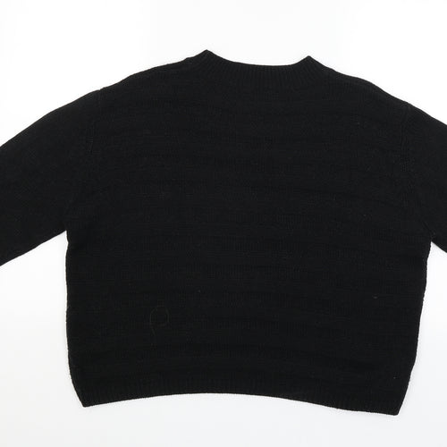 Pep&Co Womens Black   Pullover Jumper Size 14