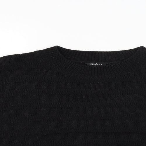 Pep&Co Womens Black   Pullover Jumper Size 14
