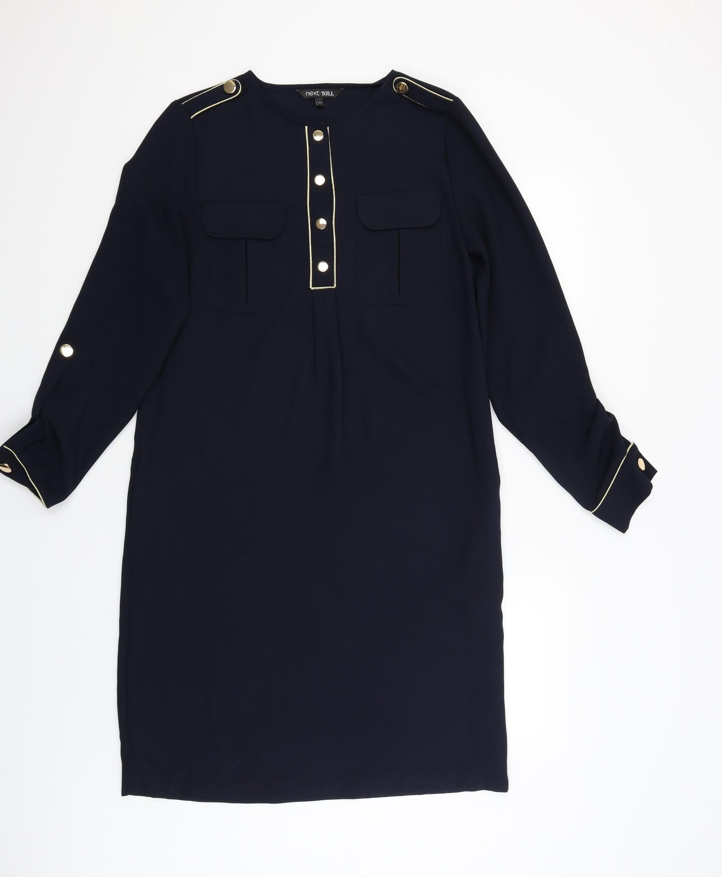 NEXT Womens Blue   Basic Button-Up Size 12