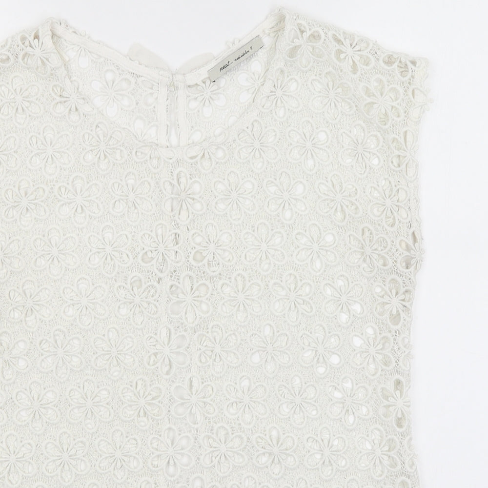 NEXT Womens White   Basic Blouse Size 12