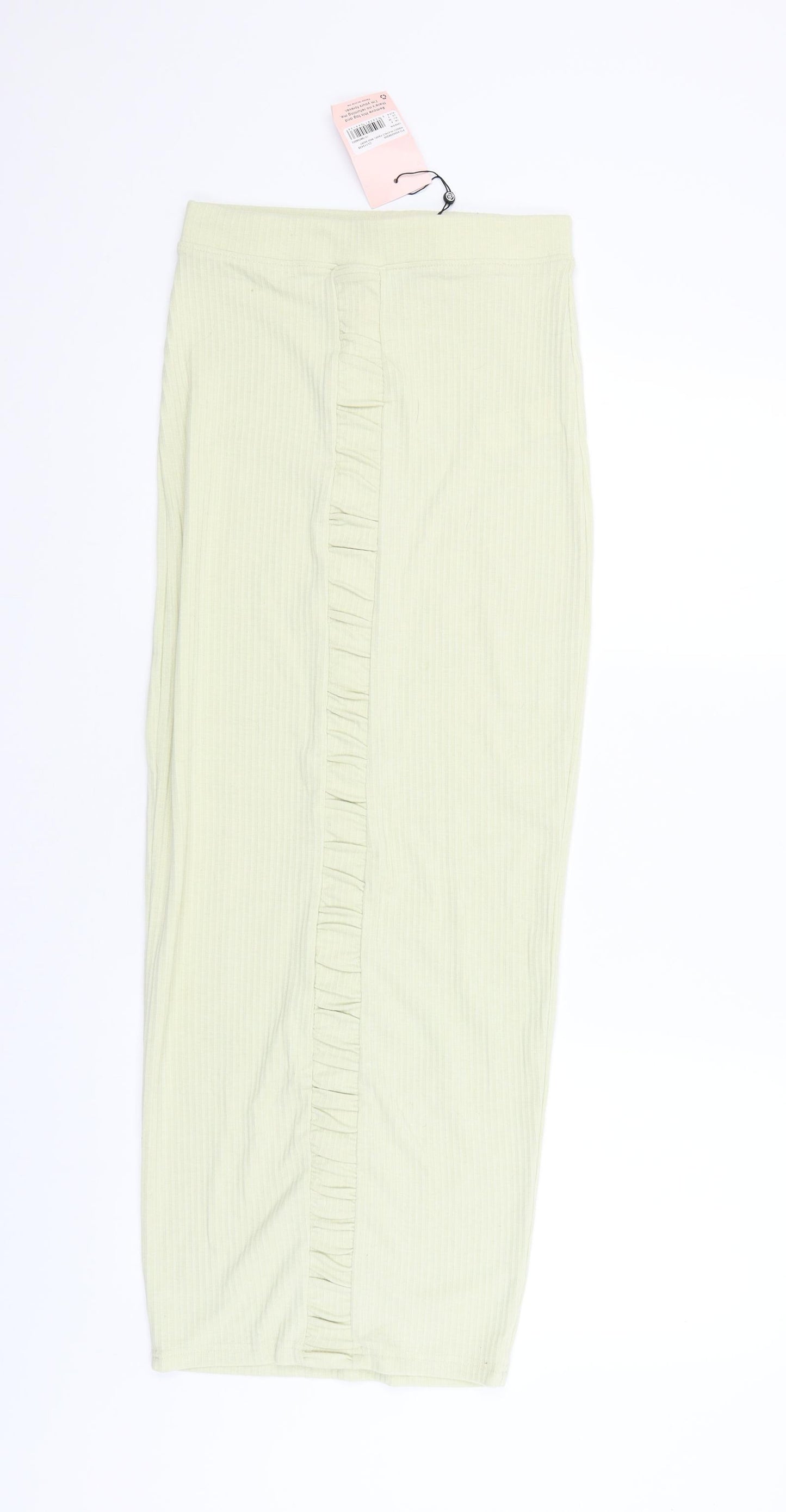Missguided Womens Green   Straight & Pencil Skirt Size 8