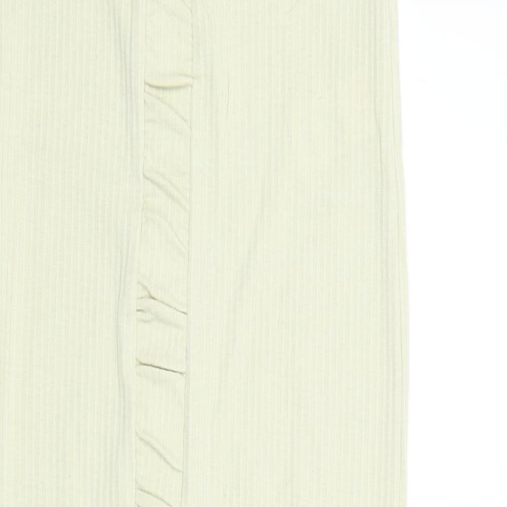 Missguided Womens Green   Straight & Pencil Skirt Size 8