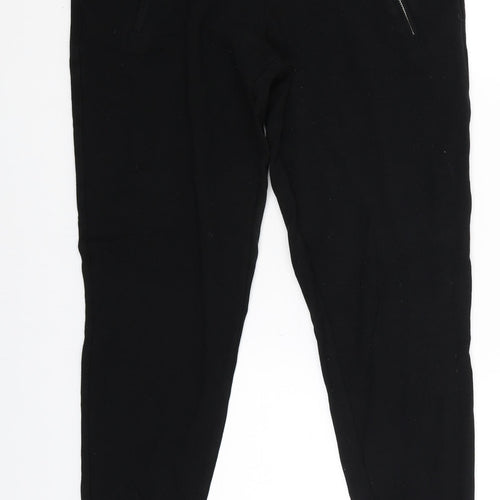 F&F Womens Black   Jogger Trousers Size 8 L25 in