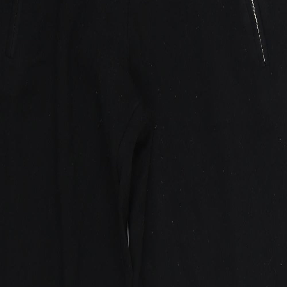 F&F Womens Black   Jogger Trousers Size 8 L25 in