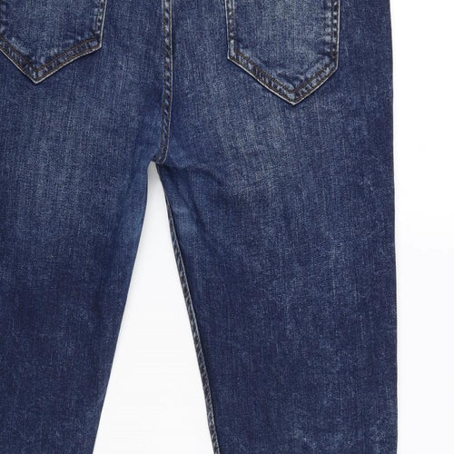 Denim & Co. Womens Blue   Straight Jeans Size 36 L29 in
