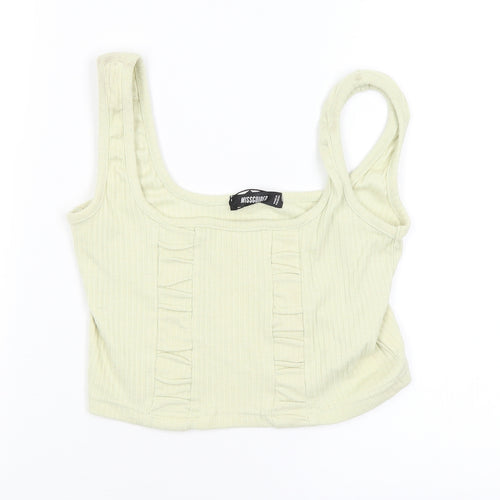 Missguided Womens Green   Camisole Blouse Size 6