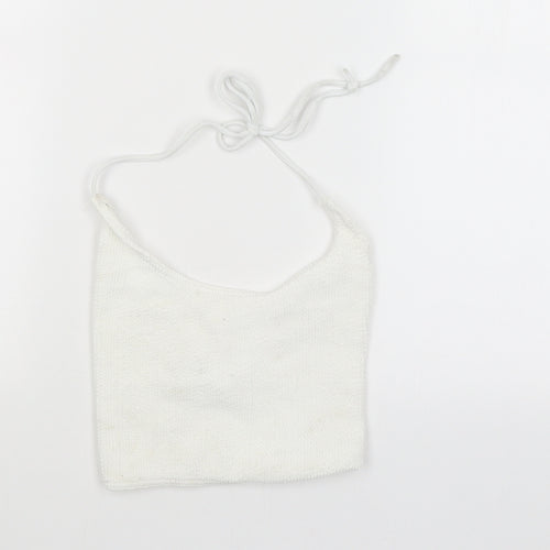 Missguided Womens White   Camisole Tank Size S