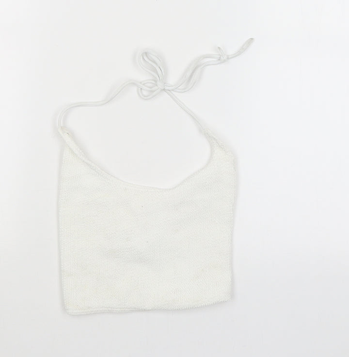 Missguided Womens White Camisole Tank Size S