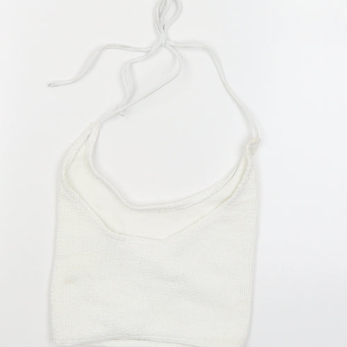 Missguided Womens White   Camisole Tank Size S